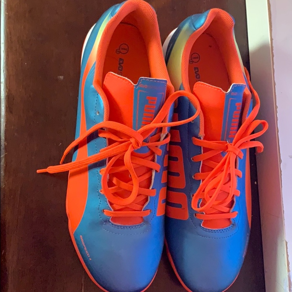 Blue and orange pumas NEVER WORN
